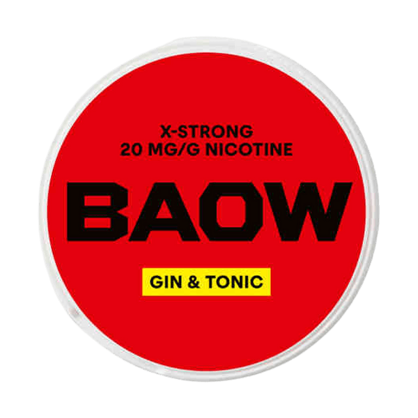 Saszetki nikotynowe BAOW Gin & Tonic X-strong