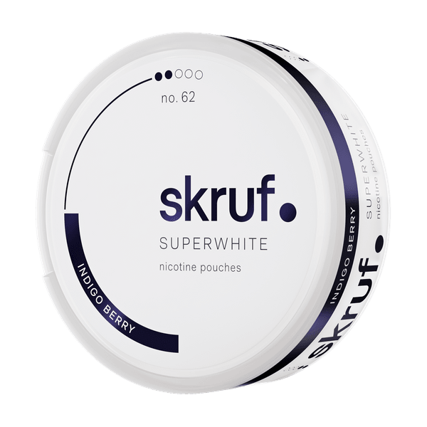 Saszetki nikotynowe SKRUF Superwhite Indigo Berry No 62